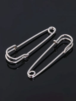 Булавка 4.5?1.2 см (набор 5 шт.), СМ-208-3, цвет серебро