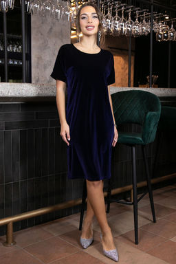 Платье Покоряя сердца (темно-синее) П11238 - Lt collection фото 8