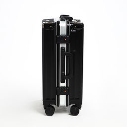 Чемодан малый 20, отдел на молнии, 2 кодовых замка, 4 колеса, крючок, цвет чёрный - Simaland фото 3