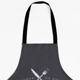 Фартук Доляна Любимый муж 70х60 см, 100% хл, 160г/м2  фото 2