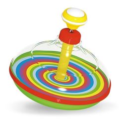 Юла прозрачная, диам. 14см, музыкальная (01975, "Stellar")