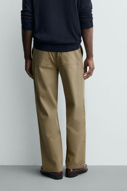 STRAIGHT-LEG CHINO TROUSERS - Zara фото 20