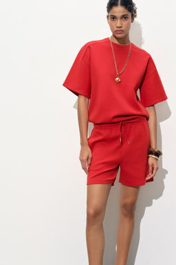 INTERLOCK BERMUDA SHORTS - Zara фото 6
