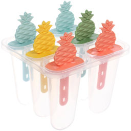 Цена за 2 шт. Форма для приготовления мороженого "Ананас" 6шт