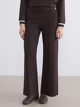 Beli Lastikli Geni? Pa?a Kad?n Pileli Pantolon