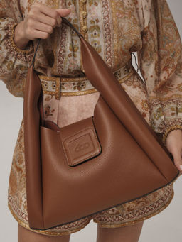 Кожаная сумка Lola DBR 31013 коричневый фундук  фото 2