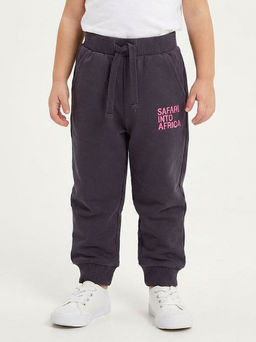 Брюки для девочки UD 6736 антрацит - Mini maxi фото 3