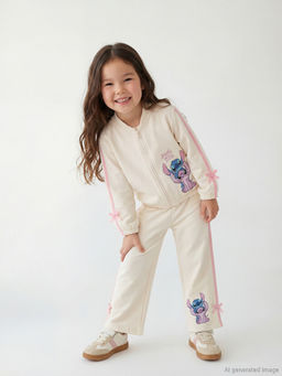 Stitch ve Angel Bask?l? K?z ?ocuk E?ofman Alt?