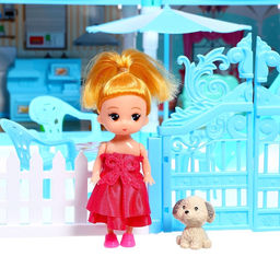 Дом для кукол «Зимний дворец» с куклой, питомцами и аксессуарами