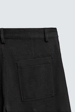 FLARE FIT TWILL TROUSERS - Zara фото 10