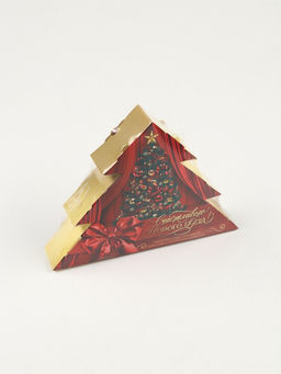 Подарочный набор новогодний «Счастливого нового года»: чай 20 г, крем-мёд 60 г, шоколад 27 г