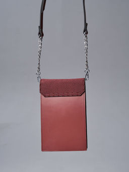 Сумка кожаная на плечо Deboro 30350 бордо