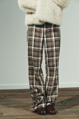 CHECKED TROUSERS - Zara фото 3