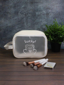 Косметичка "Lucky bear", white (18х25х11 см)