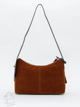 Сумка женская кожаная 1110M brown Polina&Eiterou