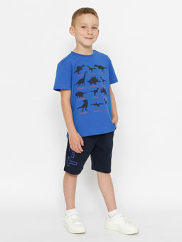 CRB wear/CWKB 63705-42-387 Футболка для мальчика,синий/Ex.Cherubino  фото 3