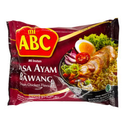 Суп-лапша б/п со вкусом курицы с зеленым луком Mi ABC (пакет), Индонезия, 65 г