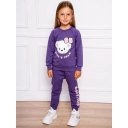 Костюм футер 2х нитка начёс 8027310802 8027310802 купить оптом по цене 666 ?| Фабрика детской одежды Юлла - Youlala фото 5