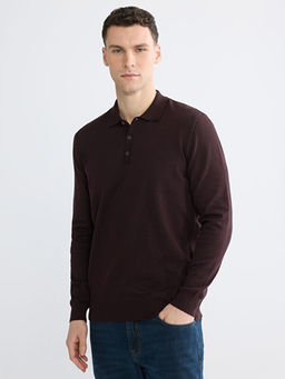 Polo Yaka Erkek Triko Kazak