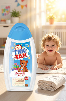 ТИК-ТАК масло д/массажа и ухода 0+ фл.250мл