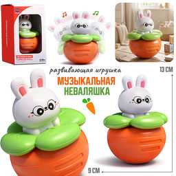 Неваляшка "Зайка" в коробке