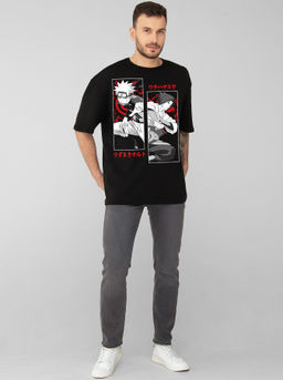 Мужская футболка оверсайз Карате Аниме - Good фото 2