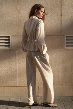 Pantal?n amplio con cord?n de ajuste - H&m фото 3