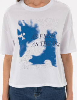 Beyaz Comfort Fit Ti__rt - Pierre cardin фото 6