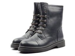 04-PAYH02-01Z BLACK Угги женские (натуральная замша, 100% шерсть, натуральный мех)