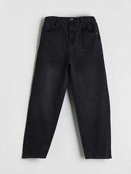 Baggy Fit Erkek ?ocuk Jean Pantolon