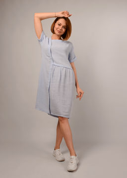 Туника-платье ШАРМ (голубой 10) - Ивановская трикотажная компания фото 2