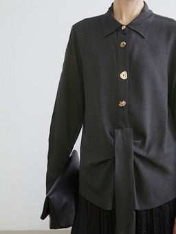 Regular Fit Ba?lamal? Kad?n G?mlek