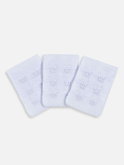 Цена за 2 шт. Застёжка для бюстгальтера, 3 ряда 2 крючка, 4.7?3.2 см, 2.7?3.2 см, 10 шт., белая