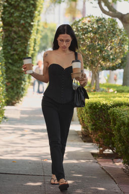 TOP CORSETERO / Negro