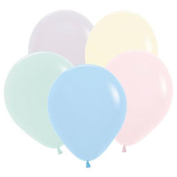 Шар латексный 5", водные бомбочки, пастель, набор 100 шт., цвет макаронс, МИКС