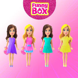 Игровой набор Funny Box Чудесные куколки: карточка, фигурка, аксессуары - Woow toys фото 4