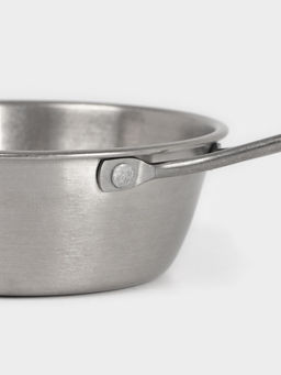 Сотейник для подачи Hanna Knövell Vanha, 400 мл, d=13.5 см, h=5 см, нержавеющая сталь, серебристая