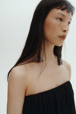 Vestido bandeau efecto arrugado - H&m фото 3