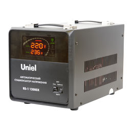 RS-1 12000X Стабилизатор напряжения серии "Reliability", 12000ВА. Релейный, однофазный. Напольный. TM Uniel