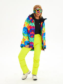 Женская горнолыжная сноубордическая куртка Alpha Endless Ultra Chaleur SNB 423/316_6 Разноцветный  фото 14