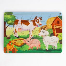 Пазл На ферме с подсказкой - Лесная мастерская фото 6