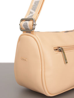 LACCOMA сумка Мелани-Ф826-абрикосовый эко кожа хлопок фото 3