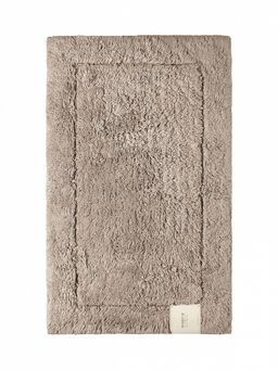 Коврик для ванной 50x80 бежевый вискоза, хлопок