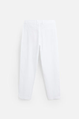 LINEN BLEND TROUSERS - Zara фото 16