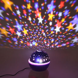 Диско-шар "Double Magic" (в комплекте 2 плафона - диско, звездное небо), Bluetooth, авторежим, USB, в ассортименте (220V)