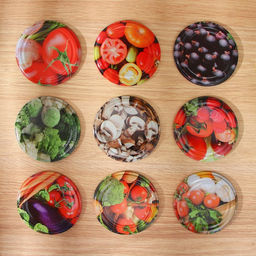 Цена за 50 шт. Крышка для консервирования Элит, СКО-82 мм, лакированная, упаковка 50 шт, цвет МИКС - Simaland фото 5