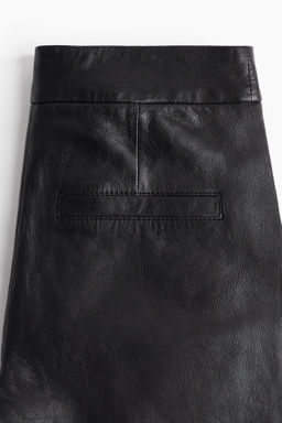 Pantal?n bootcut de piel