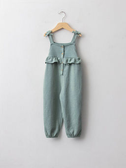 Kare Yaka Ask?l? Basic K?z Bebek Tulum