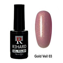 Rihard Gold Veil Gel Polish Гель-лак - коллекция "Золотая вуаль", 10 мл, №03