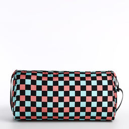 Сумка спортивная на молнии, длинный ремень, цвет голубой/розовый - Simaland фото 3